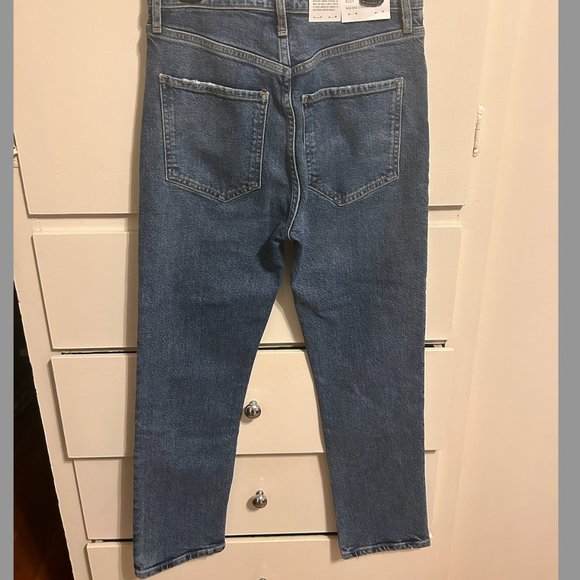 NWT AGOLDE Riley High Rise Straight Crop Jeans, Sz 25 - Picture 6 of 10